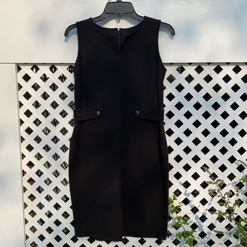 Jude Connally Black Shift Dress XS - Picture 1 of 8